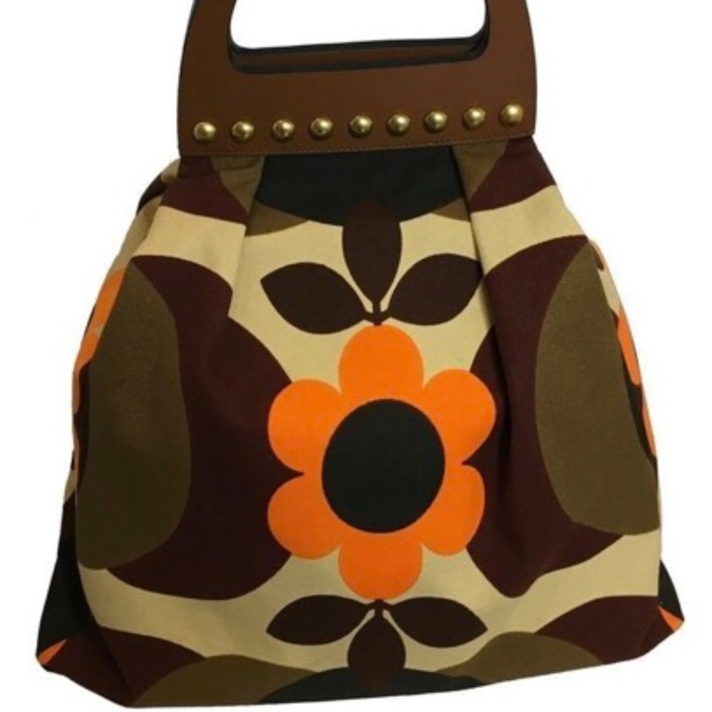 MIU MIU Prada Women's Canapa Flowers Shopping Bag